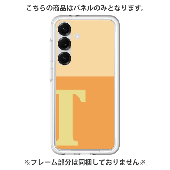Premium Panel［ Original - initial two tone - T orange ］