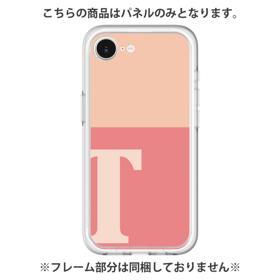 Premium Panel［ Original - initial two tone - T pink ］