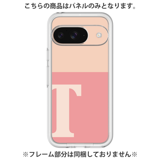 Premium Panel［ Original - initial two tone - T pink ］