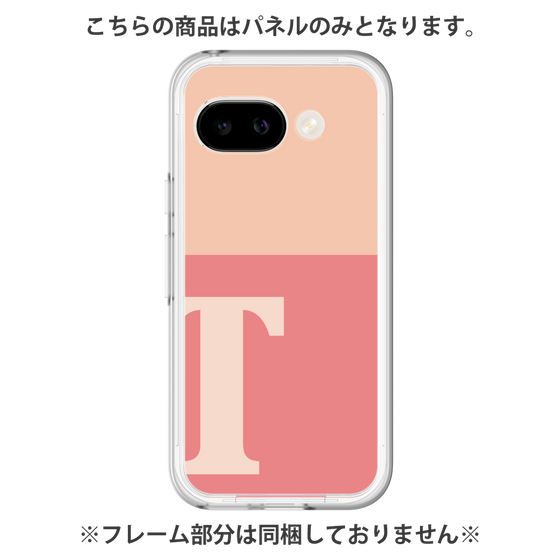 Premium Panel［ Original - initial two tone - T pink ］