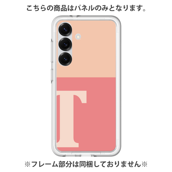 Premium Panel［ Original - initial two tone - T pink ］