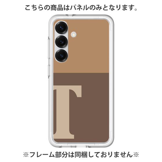 Premium Panel［ Original - initial two tone - T brown ］