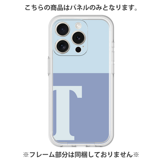Premium Panel［ Original - initial two tone - T blue ］