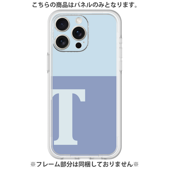 Premium Panel［ Original - initial two tone - T blue ］