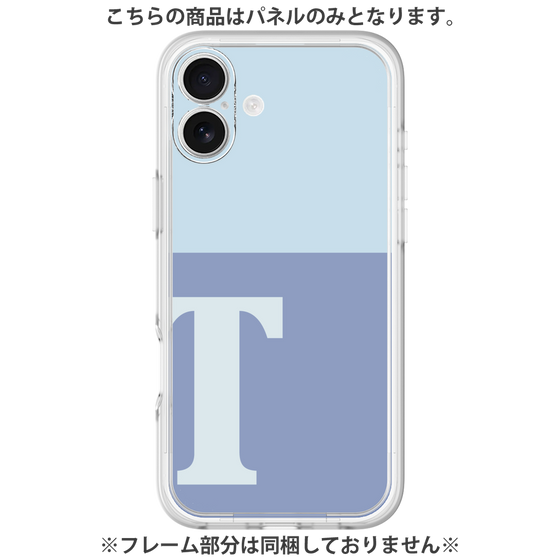 Premium Panel［ Original - initial two tone - T blue ］
