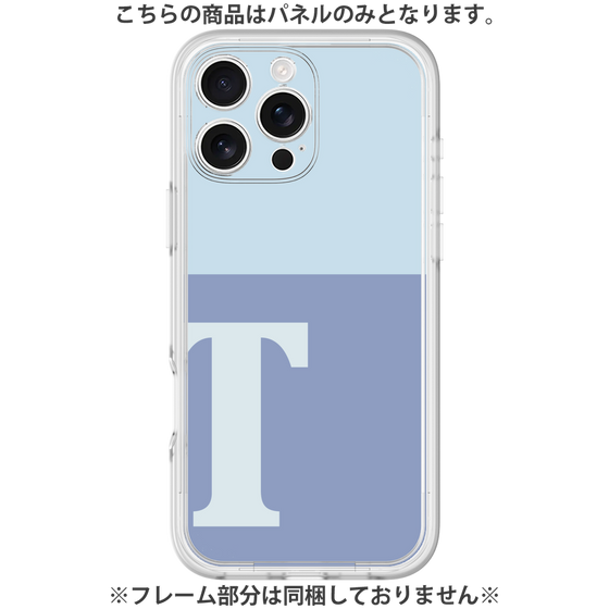 Premium Panel［ Original - initial two tone - T blue ］