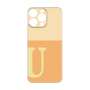 Premium Panel［ Original - initial two tone - U orange ］