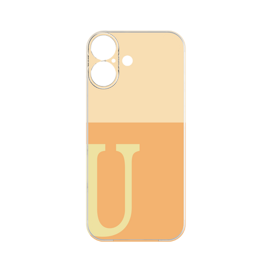 Premium Panel［ Original - initial two tone - U orange ］