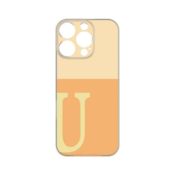 Premium Panel［ Original - initial two tone - U orange ］