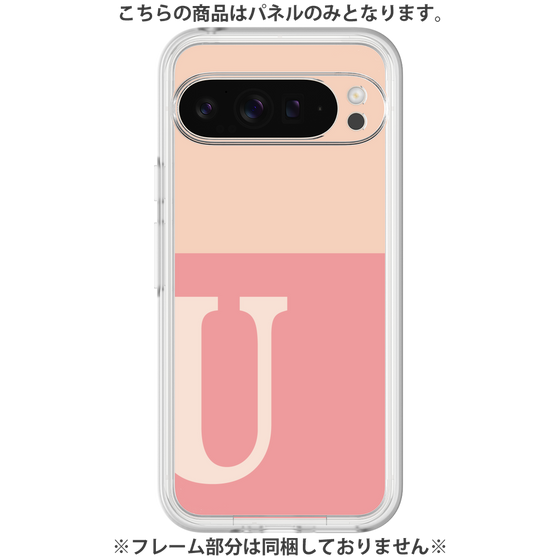 Premium Panel［ Original - initial two tone - U pink ］