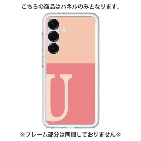Premium Panel［ Original - initial two tone - U pink ］
