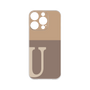 Premium Panel［ Original - initial two tone - U brown ］