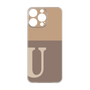 Premium Panel［ Original - initial two tone - U brown ］