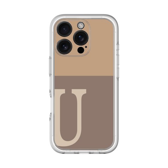 Premium Panel［ Original - initial two tone - U brown ］