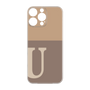 Premium Panel［ Original - initial two tone - U brown ］