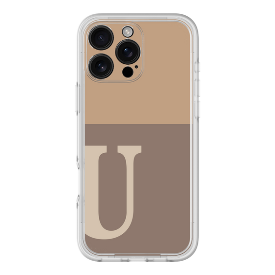 Premium Panel［ Original - initial two tone - U brown ］