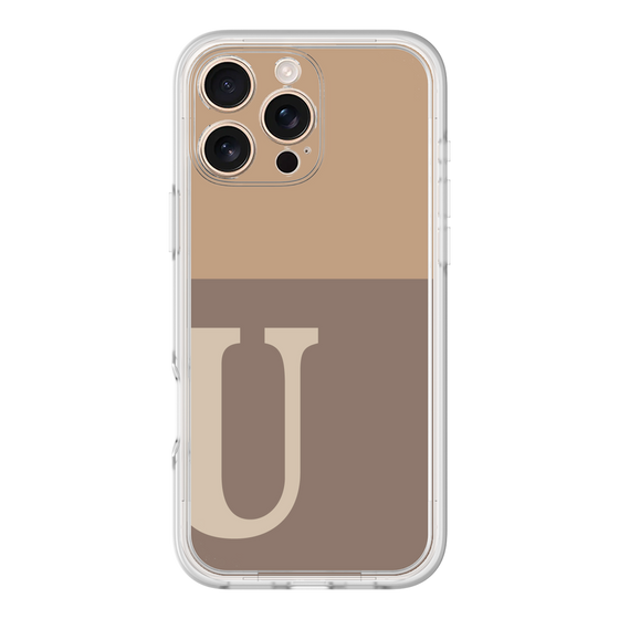 Premium Panel［ Original - initial two tone - U brown ］