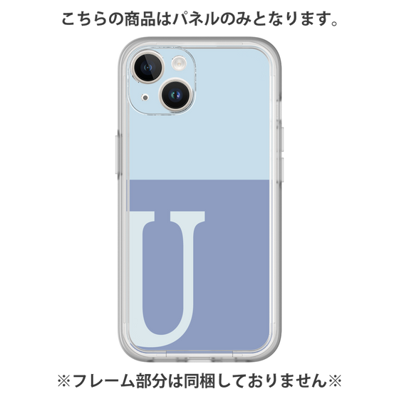 Premium Panel［ Original - initial two tone - U blue ］