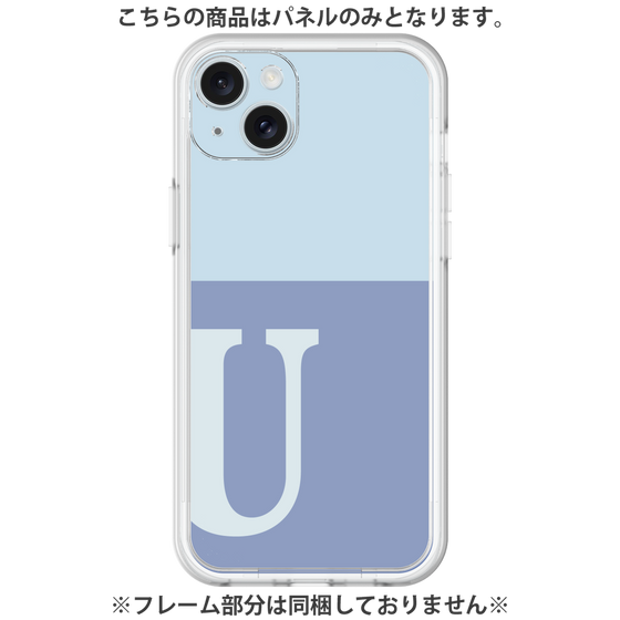 Premium Panel［ Original - initial two tone - U blue ］