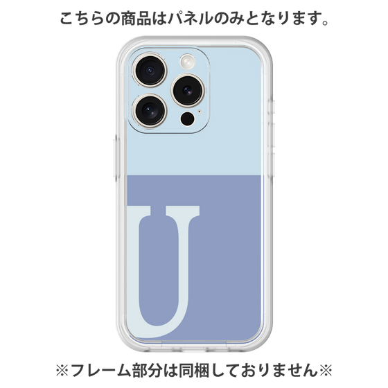 Premium Panel［ Original - initial two tone - U blue ］