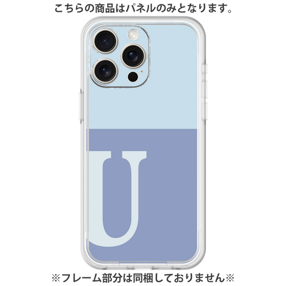 Premium Panel［ Original - initial two tone - U blue ］