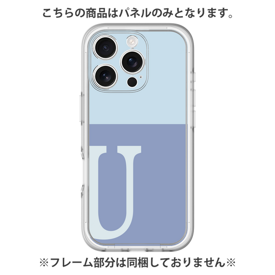 Premium Panel［ Original - initial two tone - U blue ］