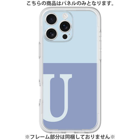 Premium Panel［ Original - initial two tone - U blue ］