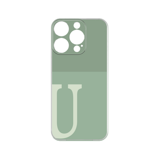 Premium Panel［ Original - initial two tone - U green ］