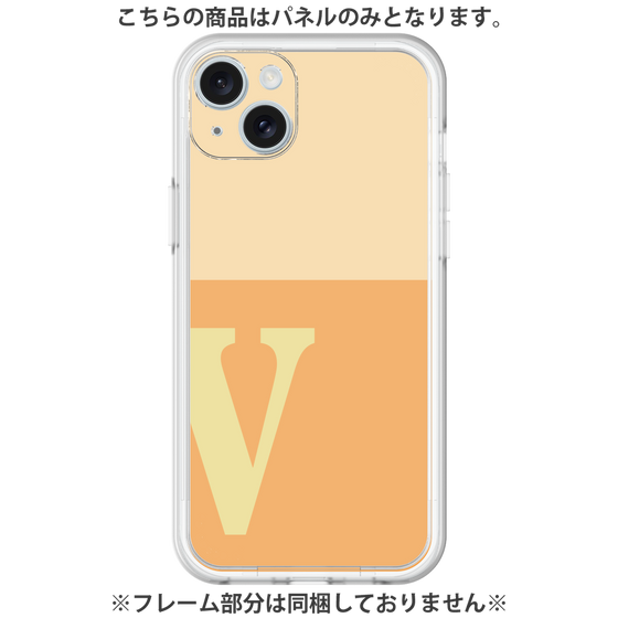 Premium Panel［ Original - initial two tone - V orange ］