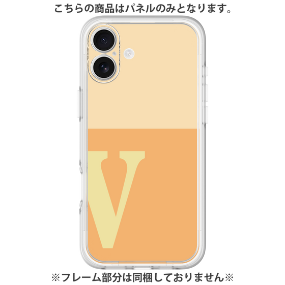 Premium Panel［ Original - initial two tone - V orange ］