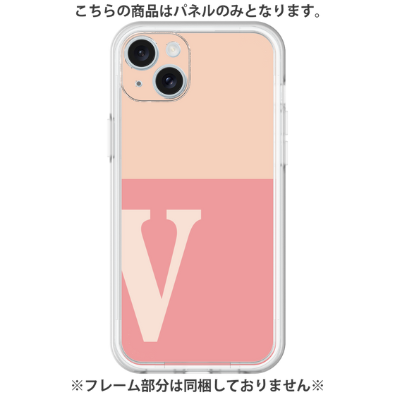 Premium Panel［ Original - initial two tone - V pink ］
