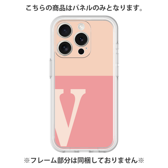 Premium Panel［ Original - initial two tone - V pink ］