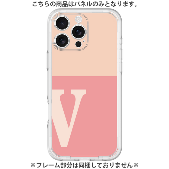 Premium Panel［ Original - initial two tone - V pink ］