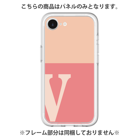 Premium Panel［ Original - initial two tone - V pink ］