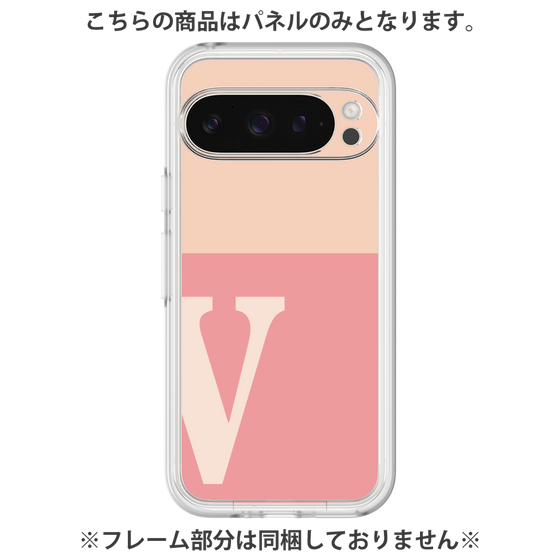 Premium Panel［ Original - initial two tone - V pink ］