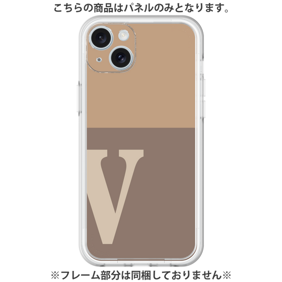 Premium Panel［ Original - initial two tone - V brown ］