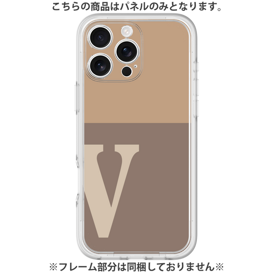 Premium Panel［ Original - initial two tone - V brown ］