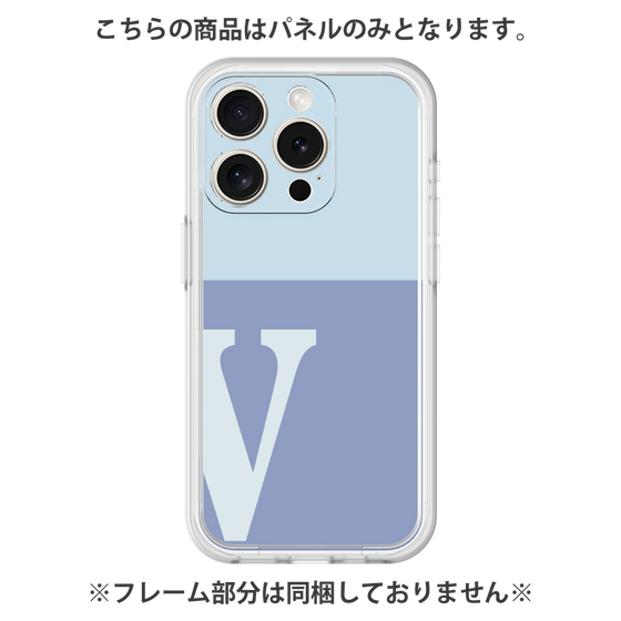 Premium Panel［ Original - initial two tone - V blue ］