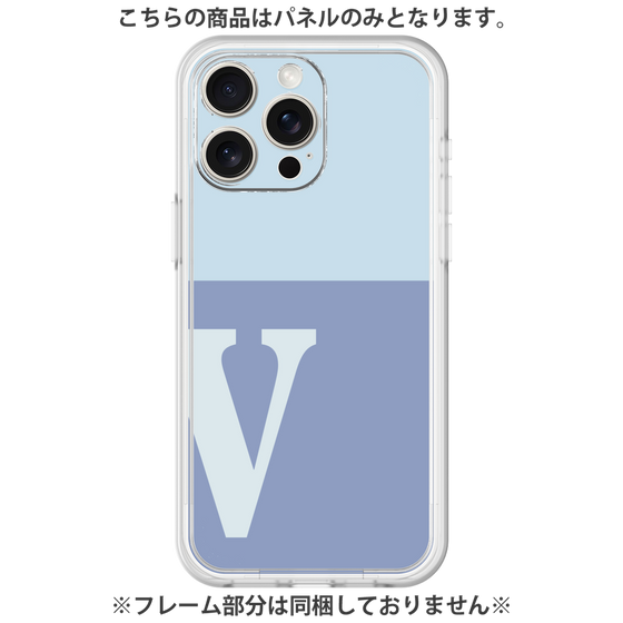 Premium Panel［ Original - initial two tone - V blue ］