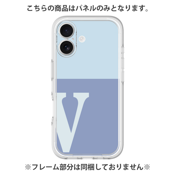 Premium Panel［ Original - initial two tone - V blue ］