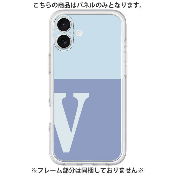 Premium Panel［ Original - initial two tone - V blue ］
