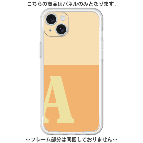 Premium Panel［ Original - initial two tone - A orange ］
