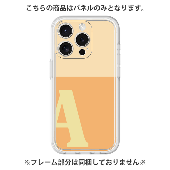 Premium Panel［ Original - initial two tone - A orange ］