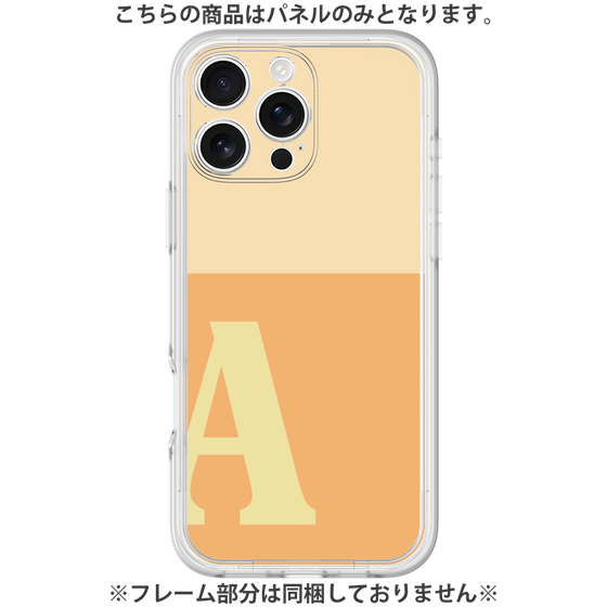 Premium Panel［ Original - initial two tone - A orange ］