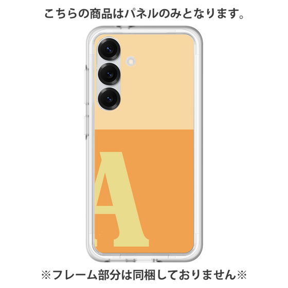 Premium Panel［ Original - initial two tone - A orange ］