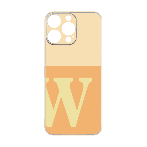 Premium Panel［ Original - initial two tone - W orange ］