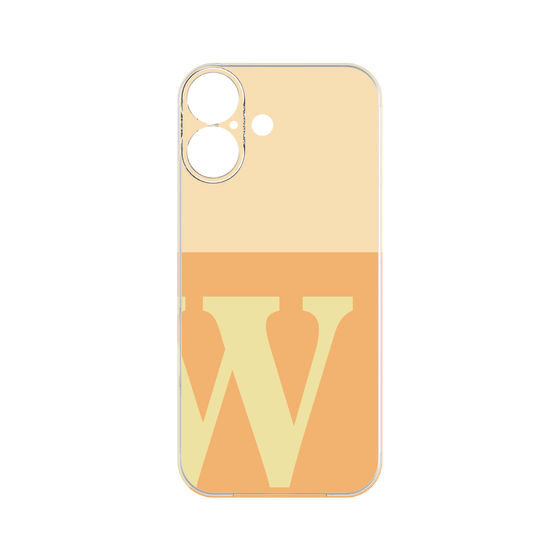 Premium Panel［ Original - initial two tone - W orange ］