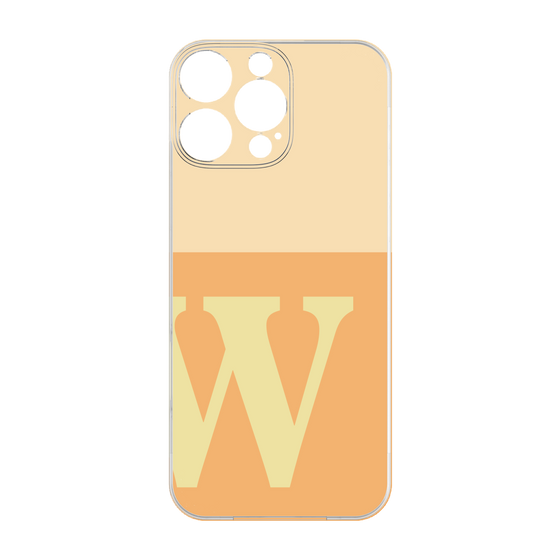 Premium Panel［ Original - initial two tone - W orange ］