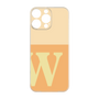 Premium Panel［ Original - initial two tone - W orange ］
