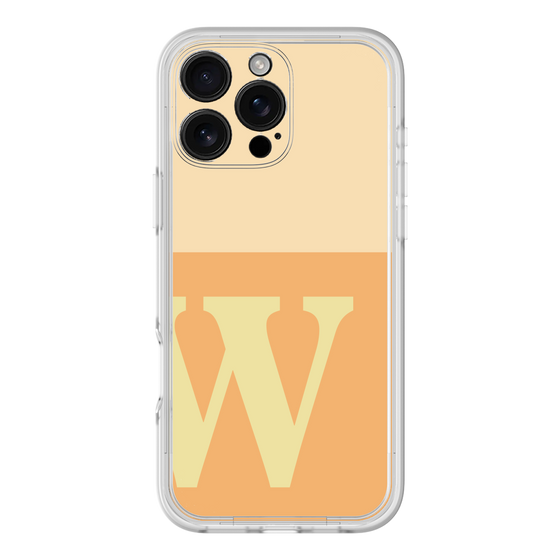 Premium Panel［ Original - initial two tone - W orange ］